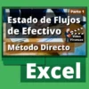 Estado de Flujos de Efectivo método directo. Archivo de Excel