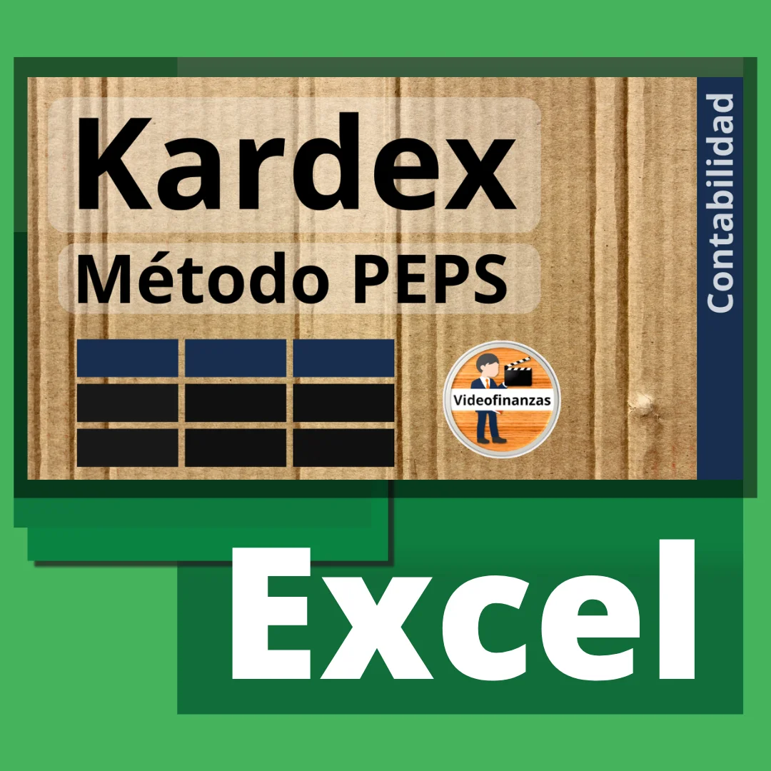 Kardex PEPS ejemplo para descargar en Excel